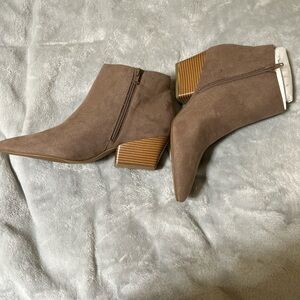 Brown Suede Ankle Boots